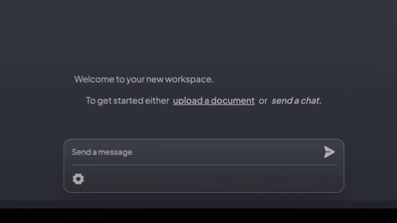 AnythingLLM Interface
